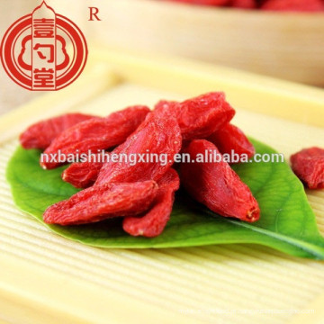 China certificada orgânica goji berry no uso de frutas secas para pó de bagas de goji